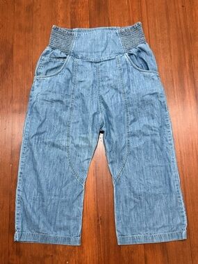 WE THE FREE Luna Crop Harem Jeans Sz Medium